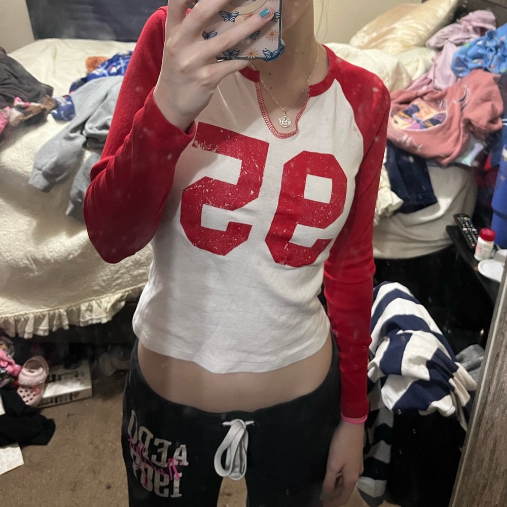 “95” long sleeve baby tee